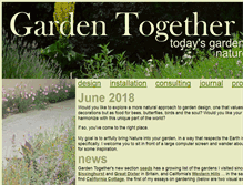 Tablet Screenshot of gardentogether.com